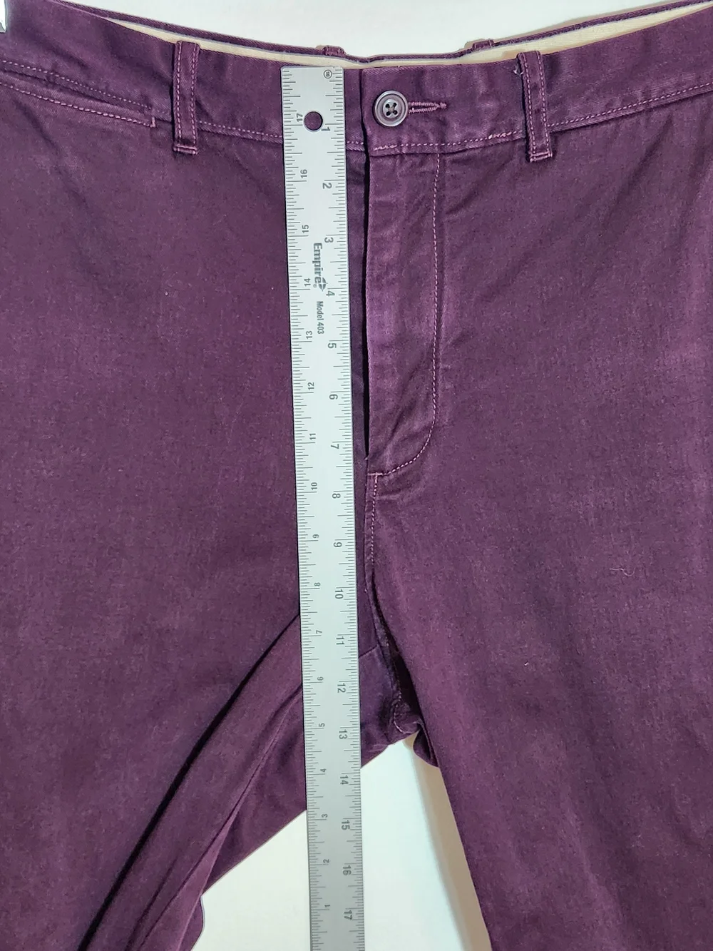 J. Crew Mens Plum Stretch Chino Pants Size 36x32